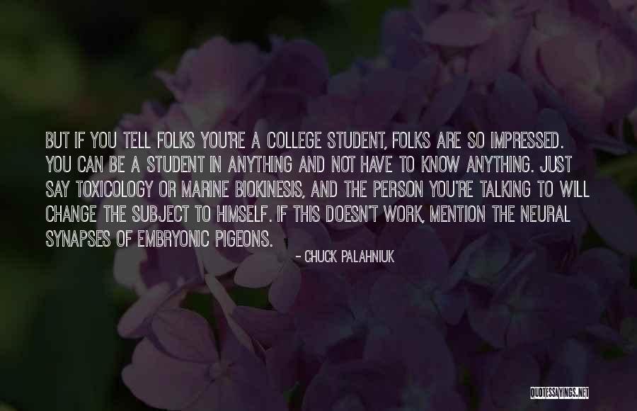 Toxicology Quotes By Chuck Palahniuk Toxicology Quotes By Chuck Palahniuk