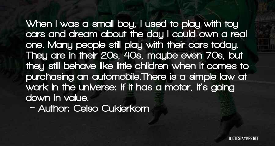 Toy Boy Quotes By Celso Cukierkorn