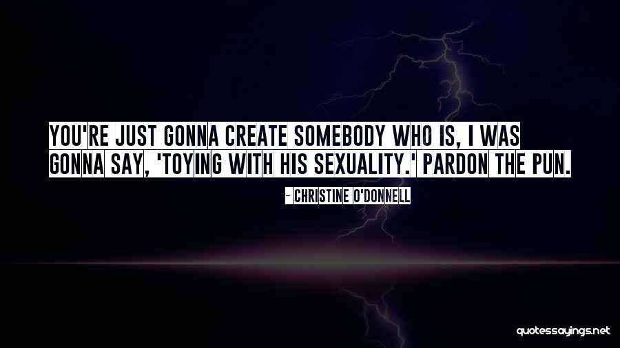 Toying Quotes By Christine O'Donnell Toying Quotes By Christine O'Donnell