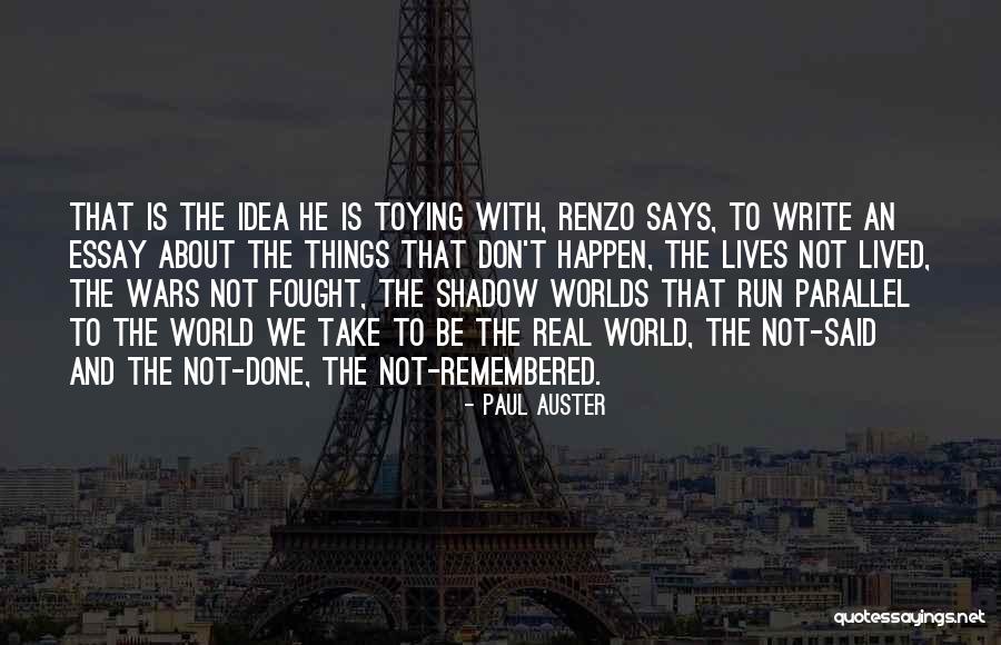 Toying Quotes By Paul Auster Toying Quotes By Paul Auster