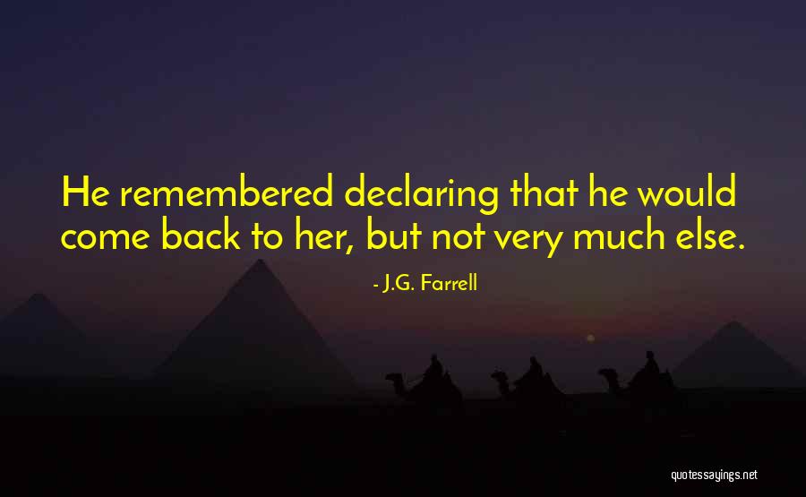 Toyosi Etim Quotes By J.G. Farrell Toyosi Etim Quotes By J.G. Farrell