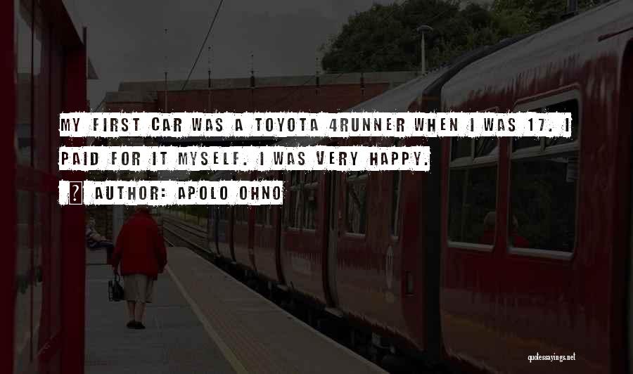 Toyota Car Quotes By Apolo Ohno