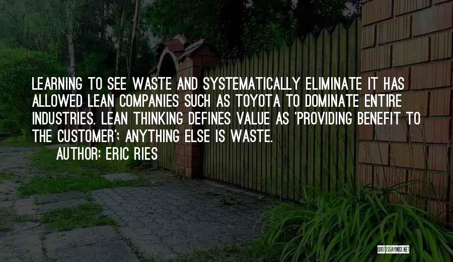 Toyota Lean Quotes By Eric Ries