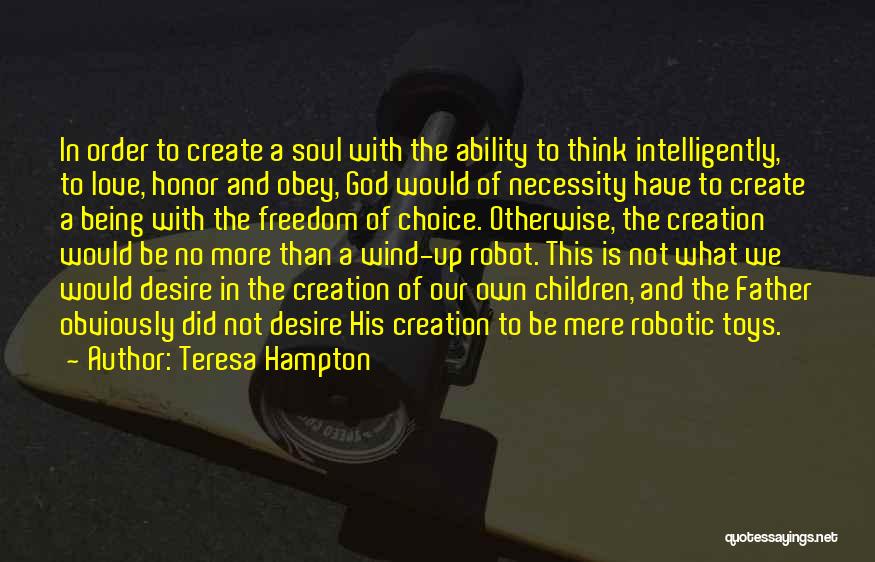 Toys And Love Quotes By Teresa Hampton