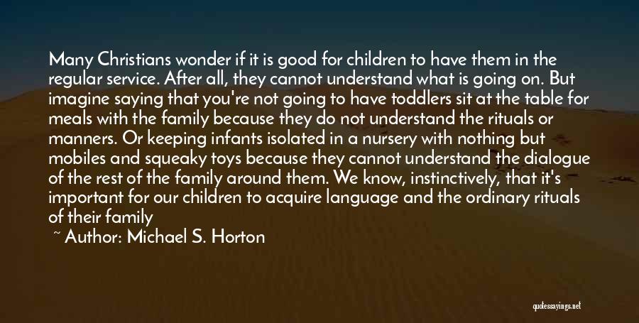 Toys Quotes By Michael S. Horton