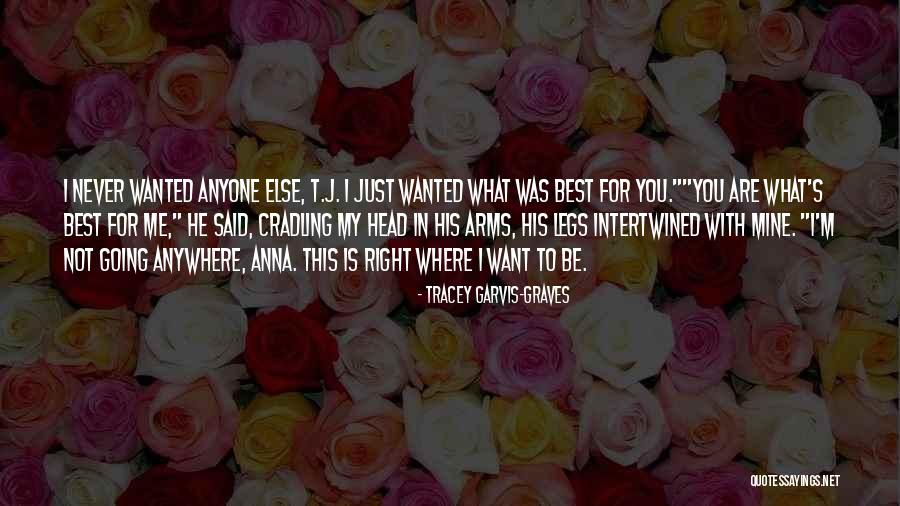 Tracey Quotes By Tracey Garvis-Graves Tracey Quotes By Tracey Garvis-Graves