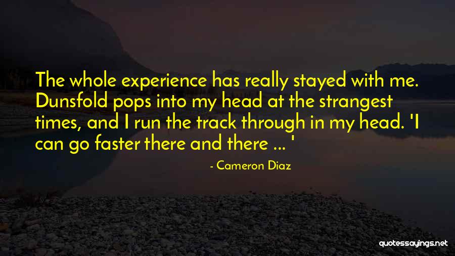 Track And Running Quotes By Cameron Diaz Track And Running Quotes By Cameron Diaz