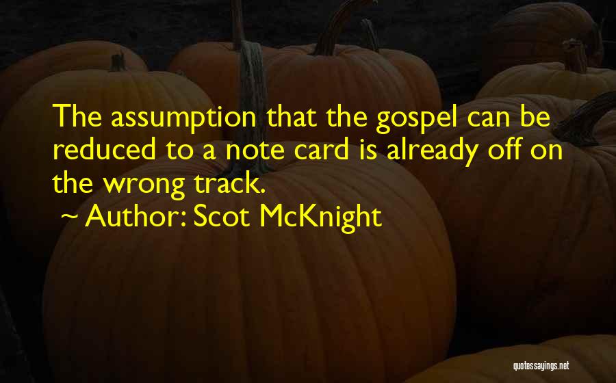 Track Bible Quotes By Scot McKnight