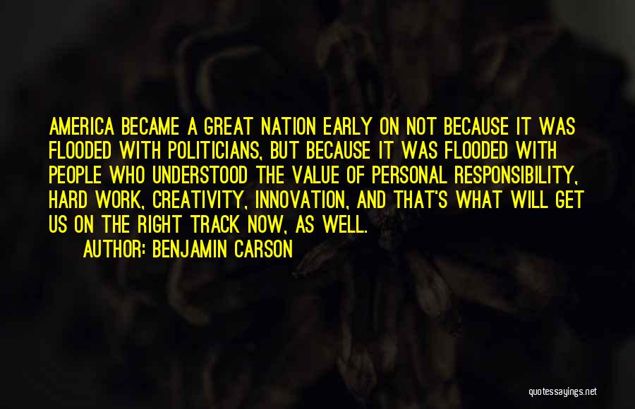 Track Nation Quotes By Benjamin Carson