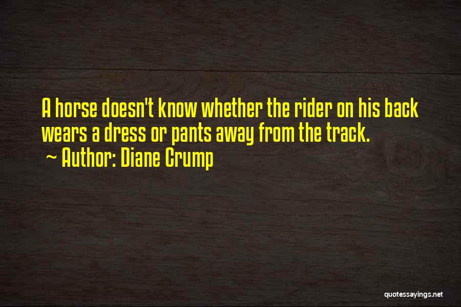 Track Pants Quotes By Diane Crump