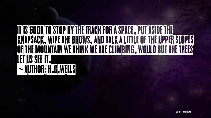 Track Quotes By H.G.Wells