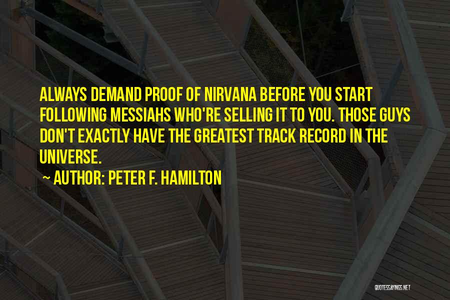 Track Record Quotes By Peter F. Hamilton