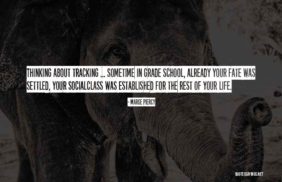 Tracking Quotes By Marge Piercy Tracking Quotes By Marge Piercy