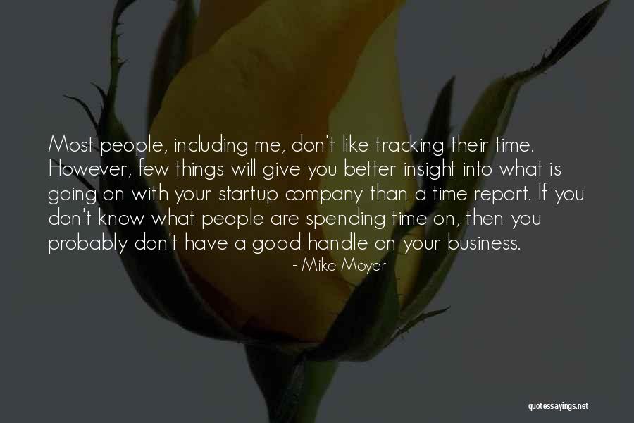 Tracking Quotes By Mike Moyer