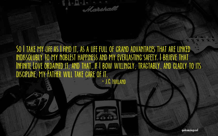 Tractably Quotes By J.G. Holland
