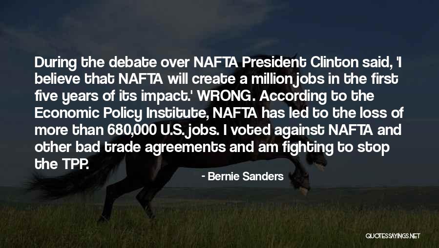 Trade Agreements Quotes By Bernie Sanders