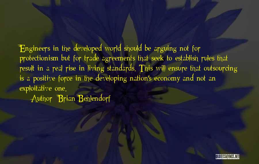Trade Agreements Quotes By Brian Behlendorf