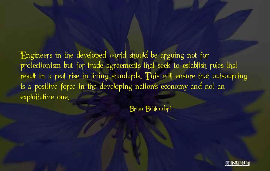 Trade Agreements Quotes By Brian Behlendorf