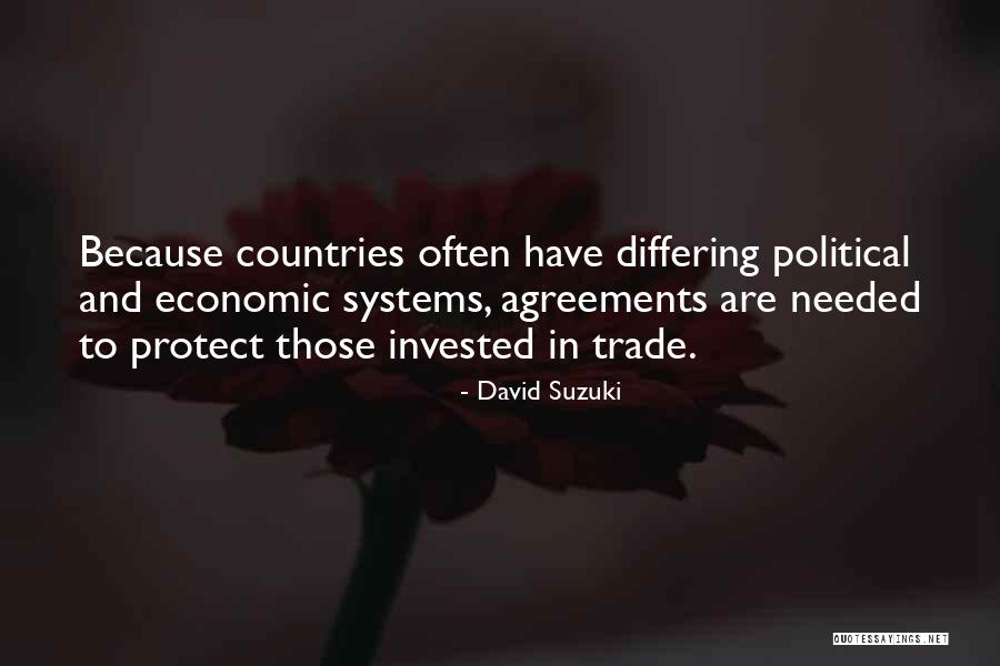 Trade Agreements Quotes By David Suzuki