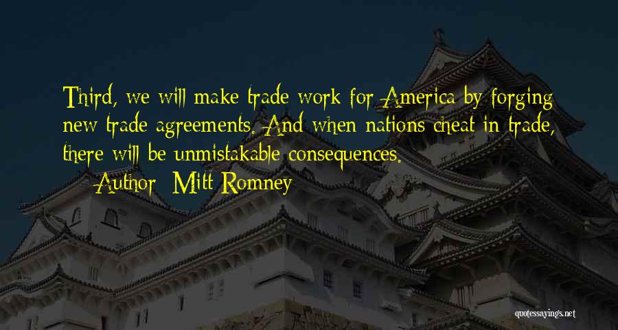 Trade Agreements Quotes By Mitt Romney