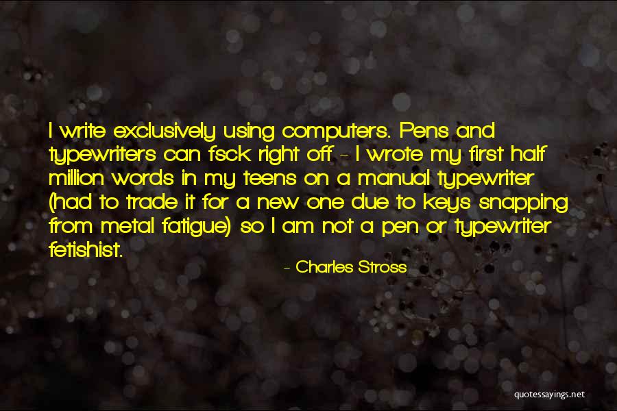 Trade Off Quotes By Charles Stross