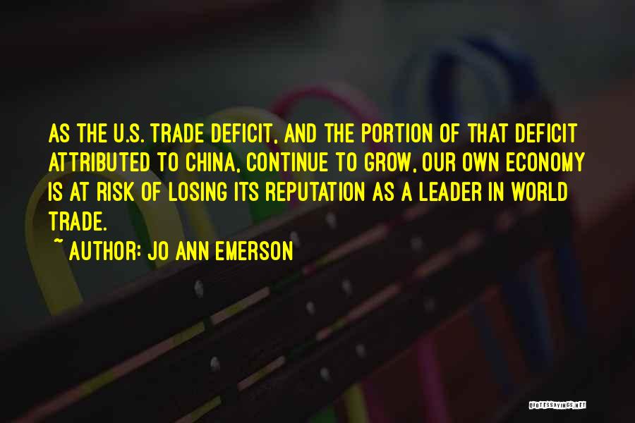 Trade Quotes By Jo Ann Emerson