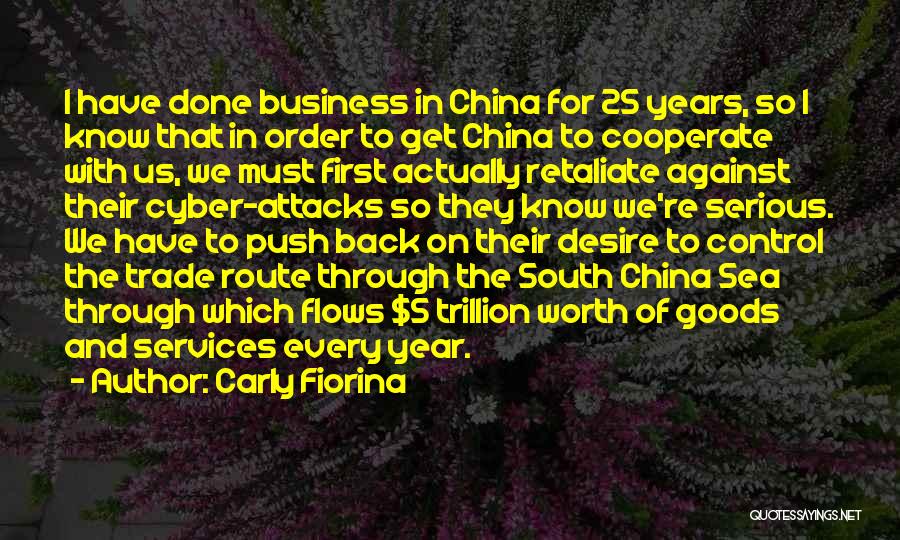 Trade With China Quotes By Carly Fiorina