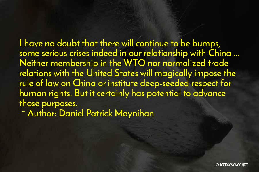 Trade With China Quotes By Daniel Patrick Moynihan