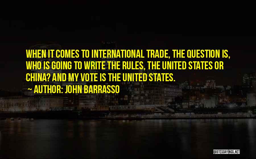 Trade With China Quotes By John Barrasso