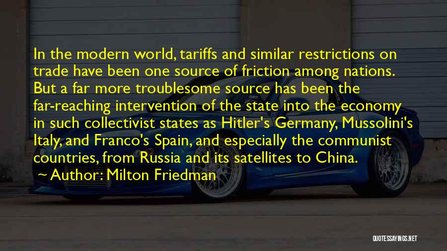 Trade With China Quotes By Milton Friedman