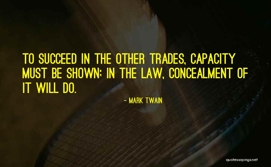 Trades Quotes By Mark Twain Trades Quotes By Mark Twain