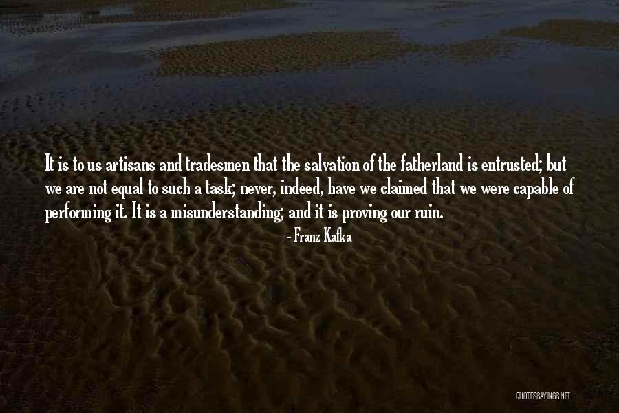 Tradesmen Quotes By Franz Kafka Tradesmen Quotes By Franz Kafka
