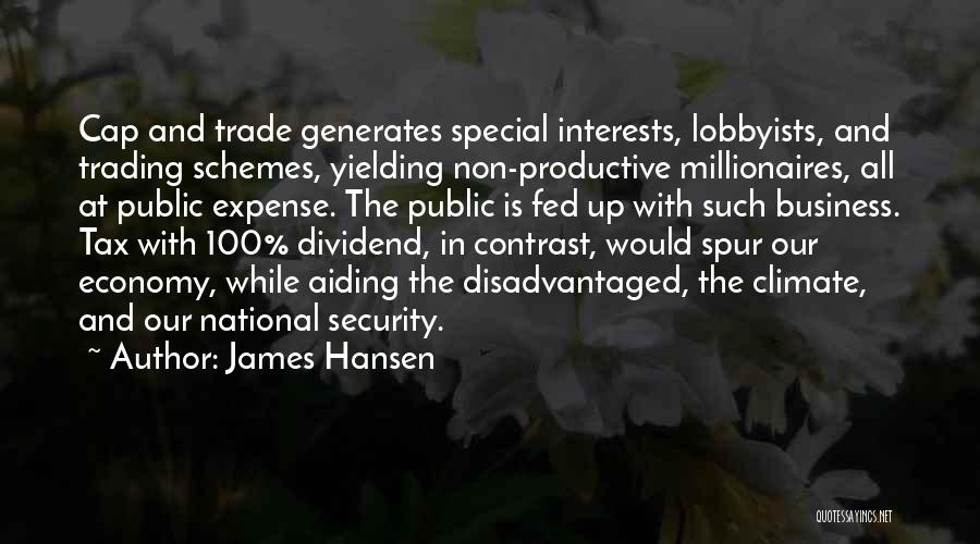 Trading Up Quotes By James Hansen