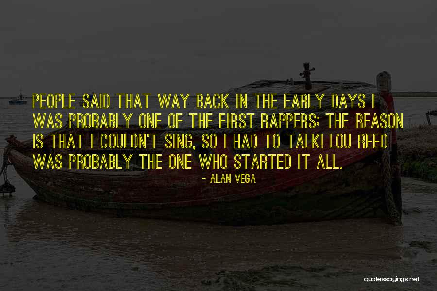 Tradio Quotes By Alan Vega Tradio Quotes By Alan Vega