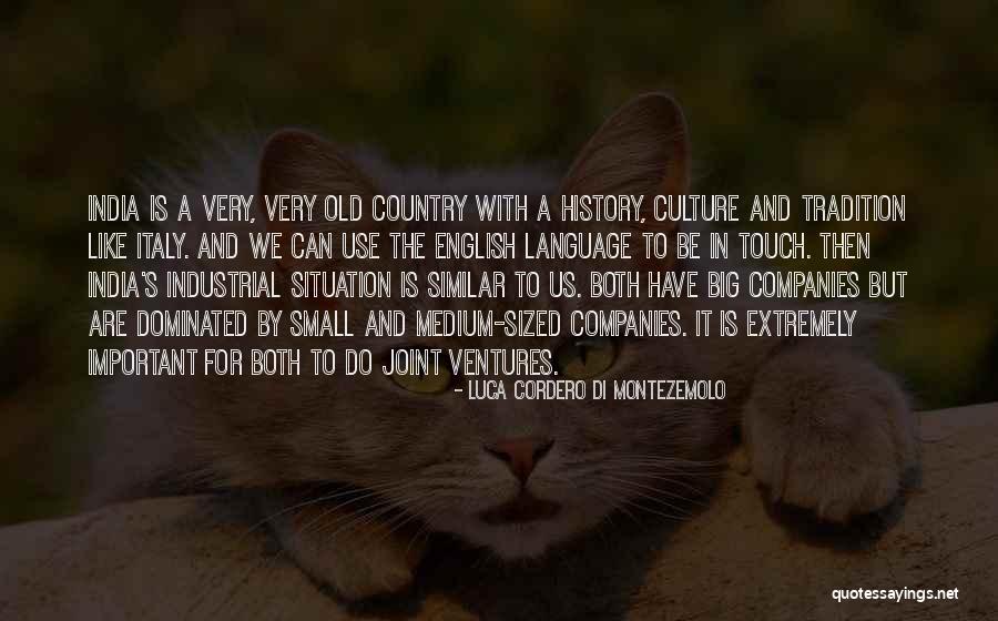 Tradition And Culture Quotes By Luca Cordero Di Montezemolo