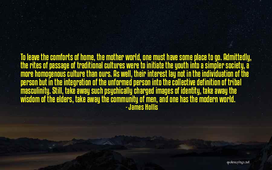 Traditional Culture Quotes By James Hollis