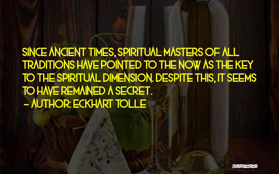 Traditions Quotes By Eckhart Tolle