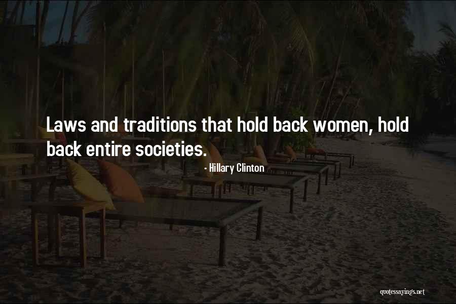 Traditions Quotes By Hillary Clinton