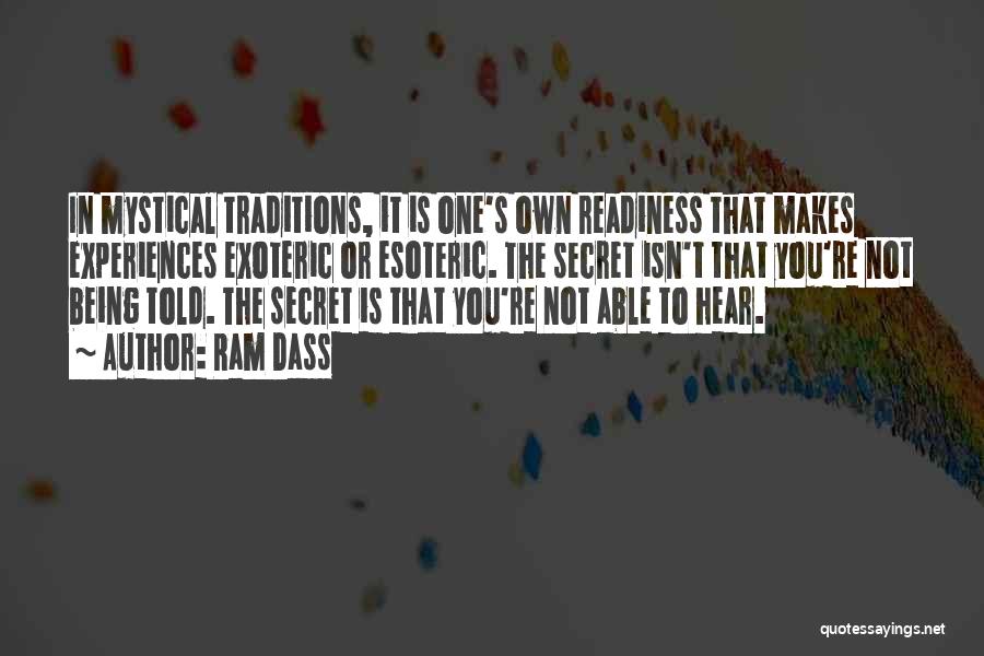 Traditions Quotes By Ram Dass