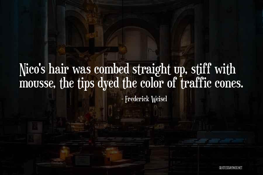 Traffic Cones Quotes By Frederick Weisel Traffic Cones Quotes By Frederick Weisel