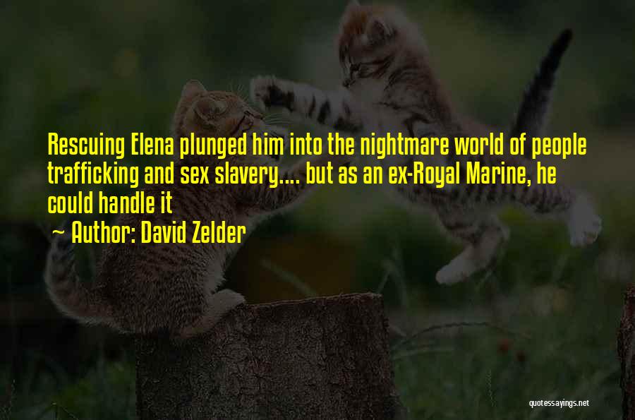 Trafficking Quotes By David Zelder