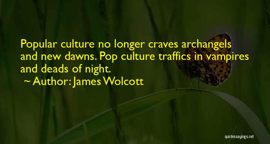 Traffics Quotes By James Wolcott