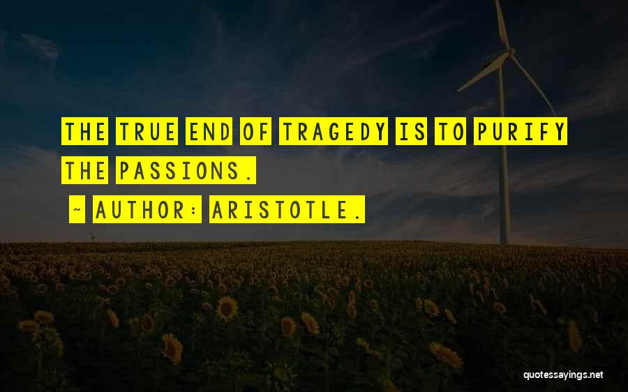 Tragedy By Aristotle Quotes By Aristotle.