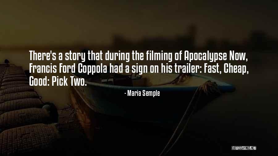 Trailer Quotes By Maria Semple