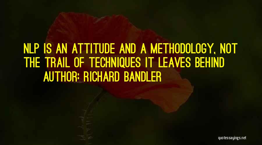 Trails Quotes By Richard Bandler