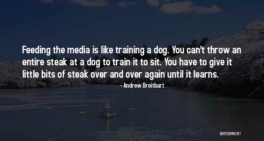 Train A Dog Quotes By Andrew Breitbart Train A Dog Quotes By Andrew Breitbart