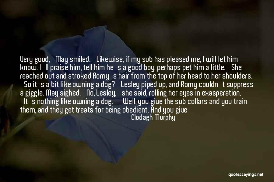 Train A Dog Quotes By Clodagh Murphy Train A Dog Quotes By Clodagh Murphy