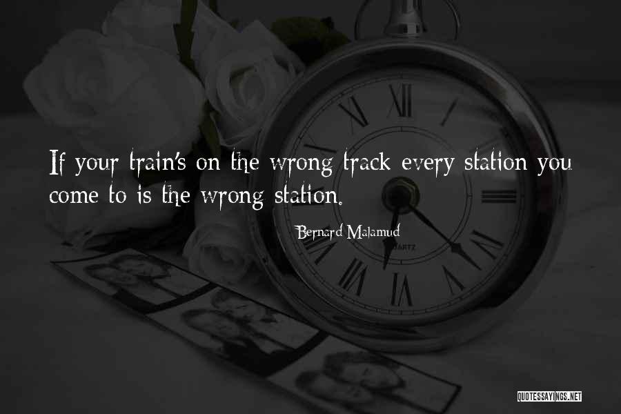 Train Station Quotes By Bernard Malamud Train Station Quotes By Bernard Malamud