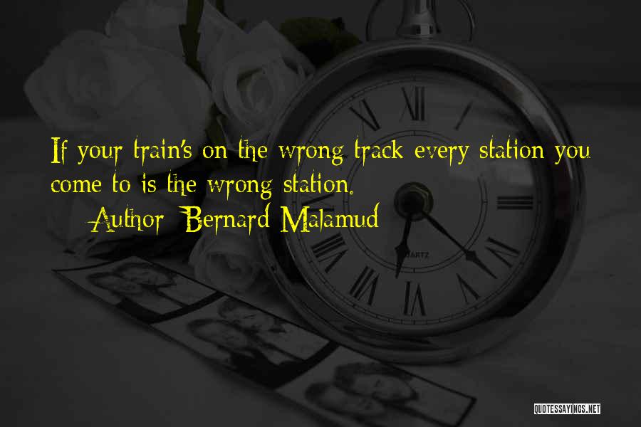 Train Stations Quotes By Bernard Malamud