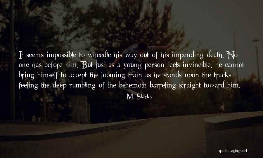 Train Tracks Quotes By M. Starks Train Tracks Quotes By M. Starks